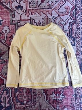 Vineyard Vines Kids Yellow Long-Sleeve Rashguard